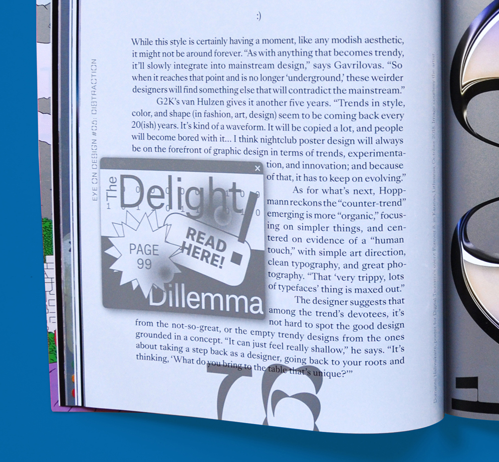  A Digital Distraction In A Tactile Medium