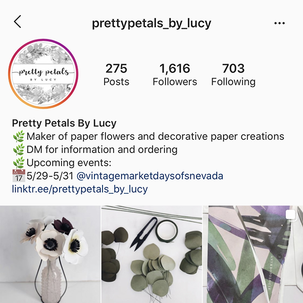 Petals By Lucy Instagram 