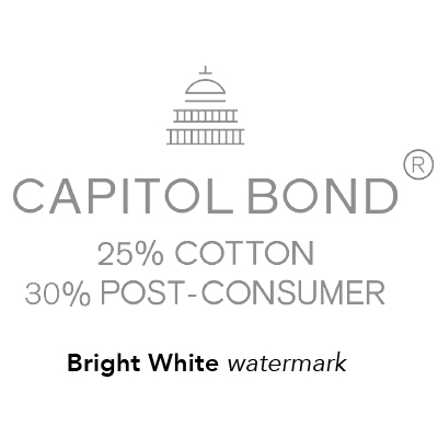 CAPITOL BOND Bright White Watermark